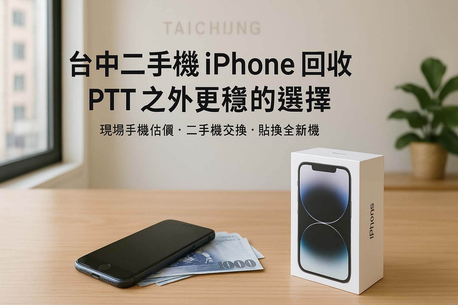 青蘋果3C台中二手iPhone回收與二手機交換貼換全新機示意圖